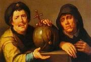 Cornelisz van Haarlem Heraclitus and Democritus Germany oil painting artist